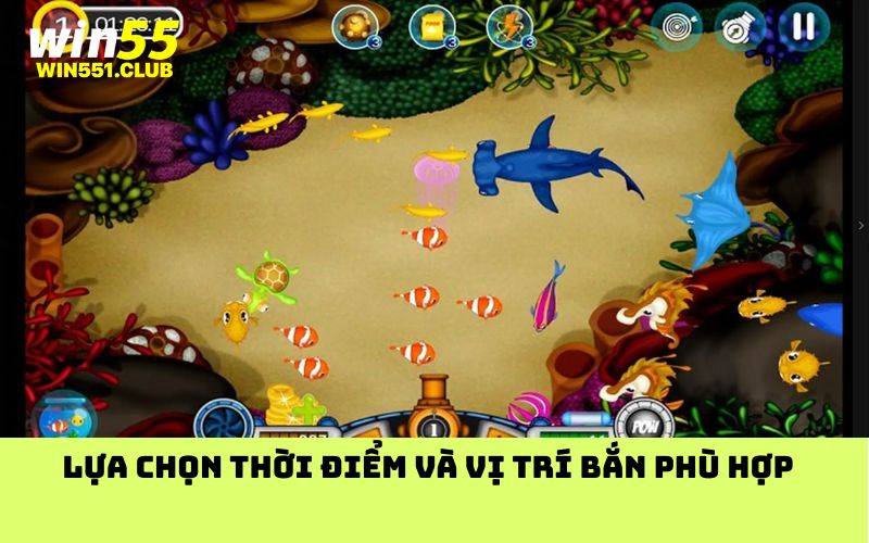 Lựa chọn thời điểm và vị trí bắn phù hợp